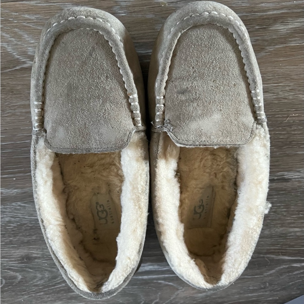 Gray UGG Moccasins